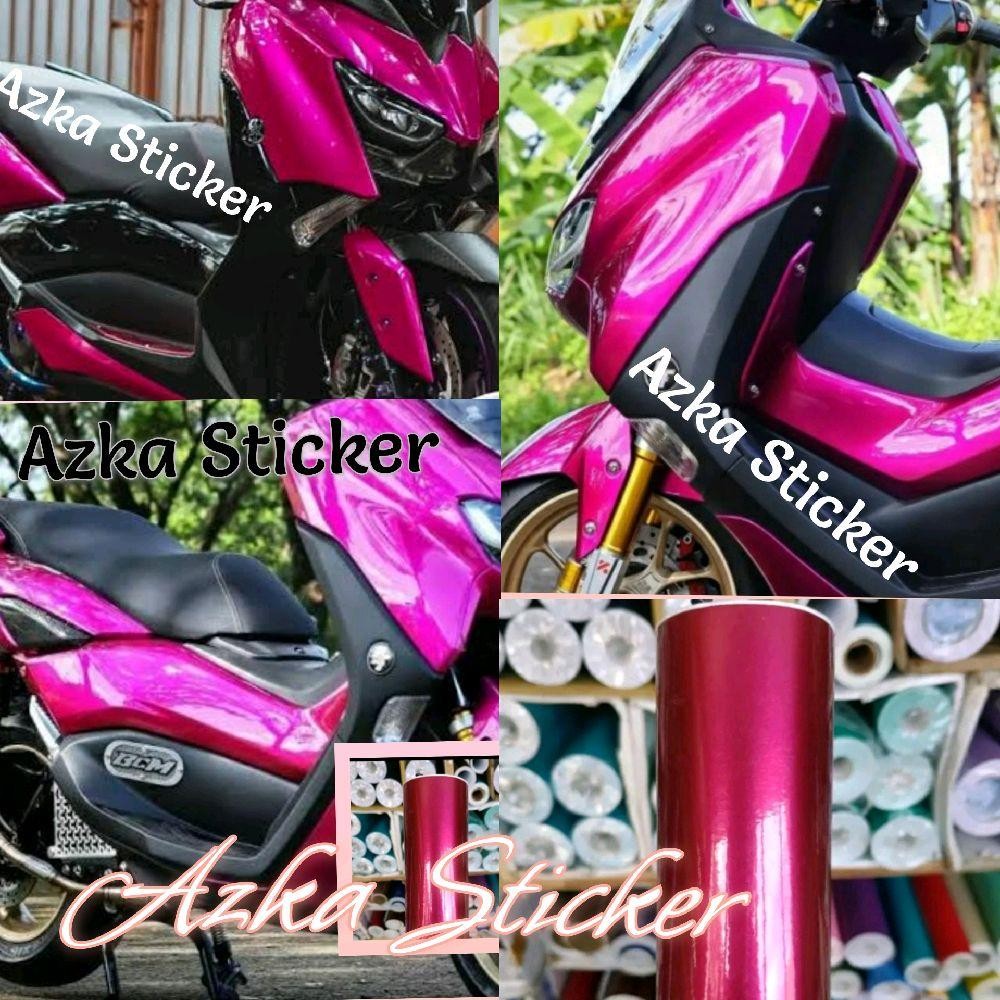 stiker skotlet motor pink candy premium stiker skotlet candy