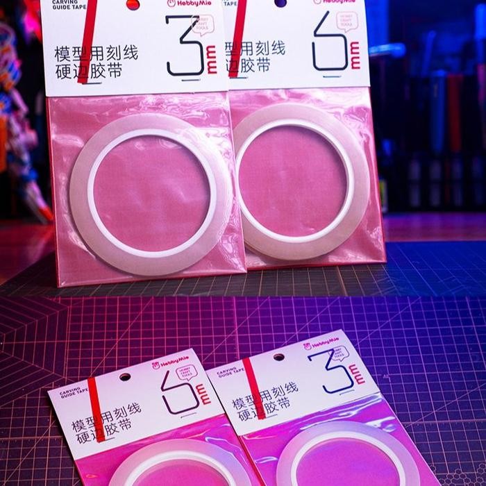 

Hard Scribing Guide Tape / ng Guide Tape ( Transparent ) - Hobby Mio - 3 mm Sale