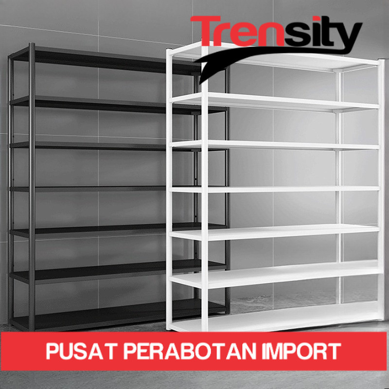 Rak Besi Siku Lubang Rak Besi Rak Besi Siku Lubang Rak Susun Serbaguna Rak Gudang Rak Barang *TRENSI