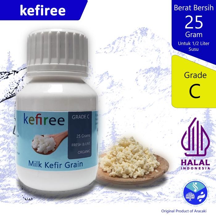 

Bibit Kefir Kefiree 25 gr Grade C