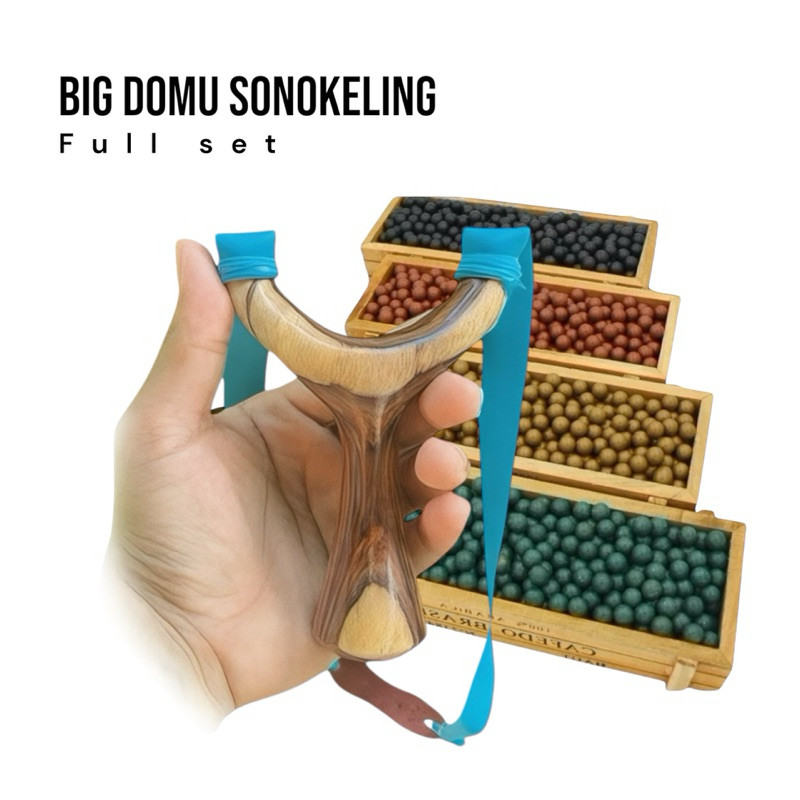 ketapel kayu perlombaan sonokeling / ketapel Vietnam big domu full set