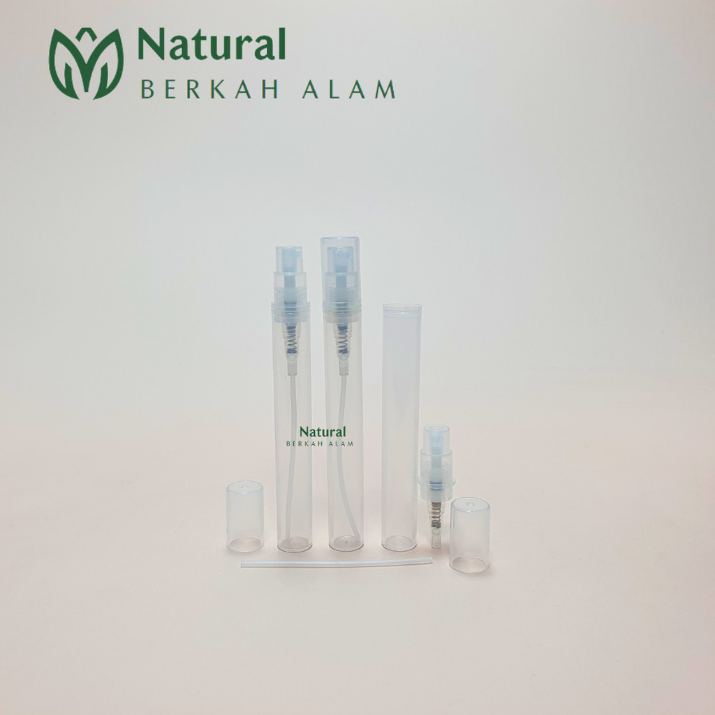 Botol Parfum Penchamp 5 Ml Natural / Botol Plastik / Botol Parfum / Botol Parfum Tabung / Botol Parf