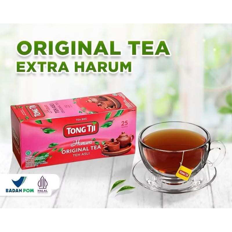 

CXL - Teh Celup Per Pack Tong Tji Extra Harum non Amplop 25s