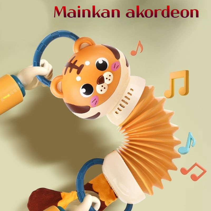 Mainan Bingkai Kebugaran Bayi Akordeon untuk 6 Bulan ke Atas Bayi 8 Bulan Usia 0-1 hingga 2 Tahun Al