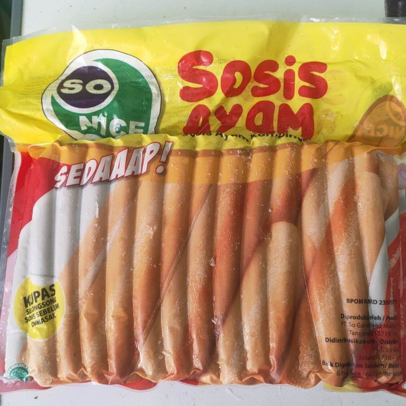 

SO NICE Sosis Ayam 1 Kg BY JJS