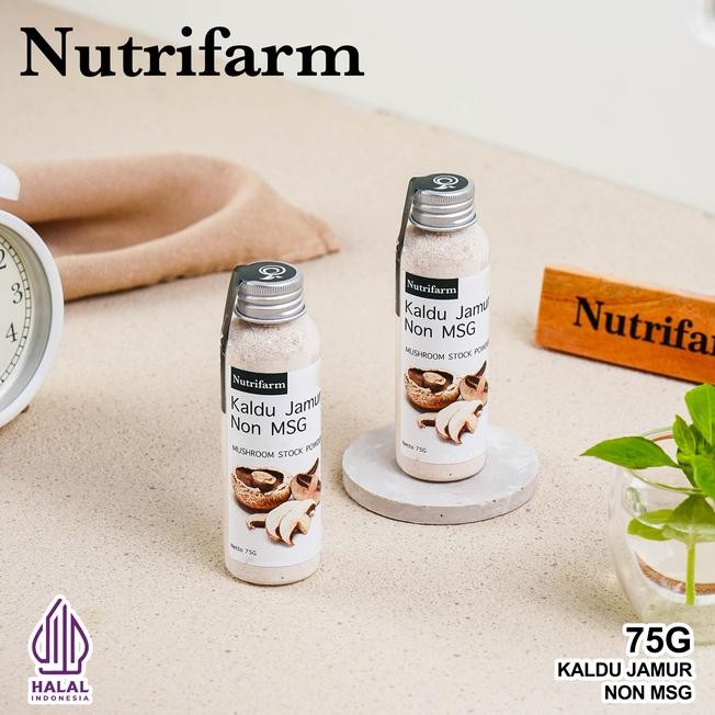 

NUTRIFARM KALDU JAMUR NON MSG 75GRAM DAN 245GRAM - KALDU JAMUR NON MSG 75GRAM