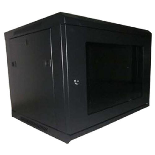 

Wallmounted Rack 8U 500mm Singledoor glass door