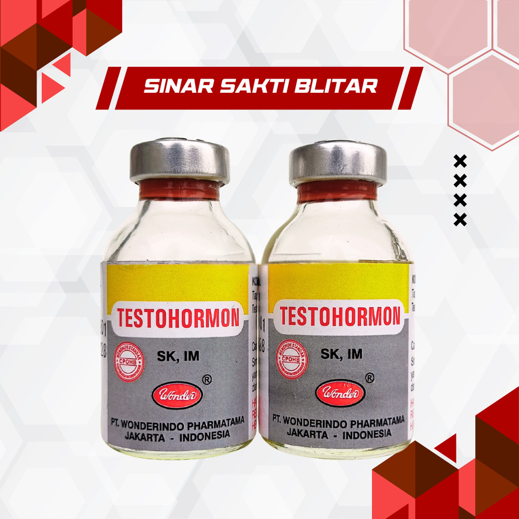 Testohormon 20 ml Wonder Mengatasi Gangguan Reproduksi Hewan