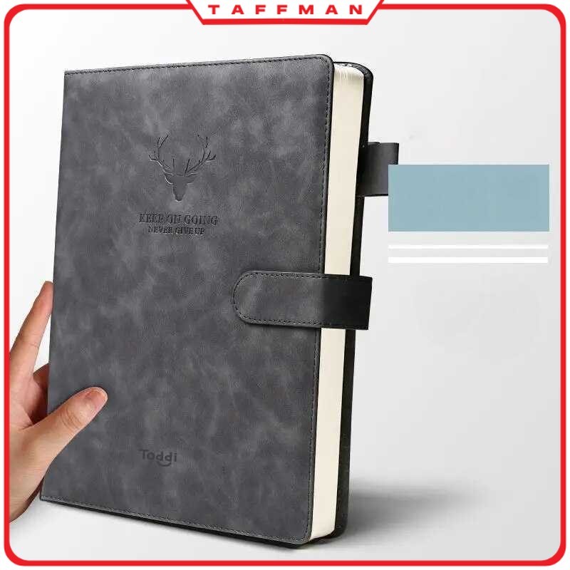 

TM - TODDI Buku Catatan Harian Notebook Cover Kulit Magnetic Buckle - TL4