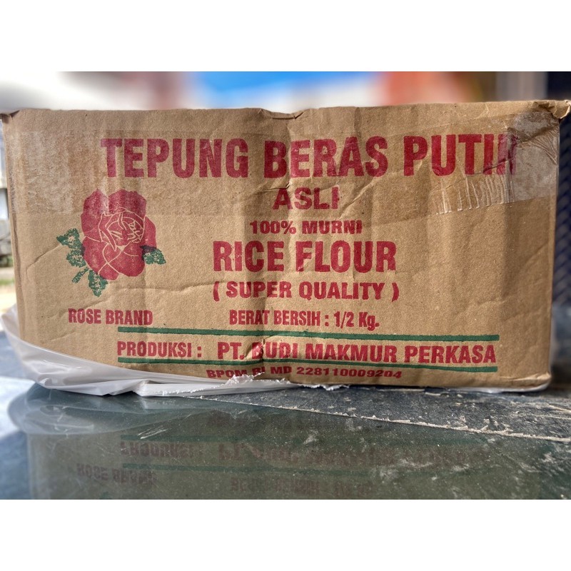 

tepung beras ROSEBRAND 500 GR / dus ( 20 Bungkus ) khusus sameday & instan