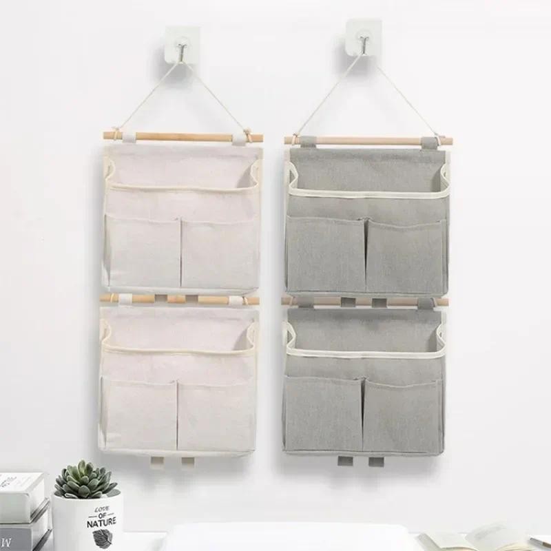 

Wall Mounted Storage Bag Sundry Underwear Snacks Storage Hanging Bag Home Decoration Wardrobe Organizer Room Organizer