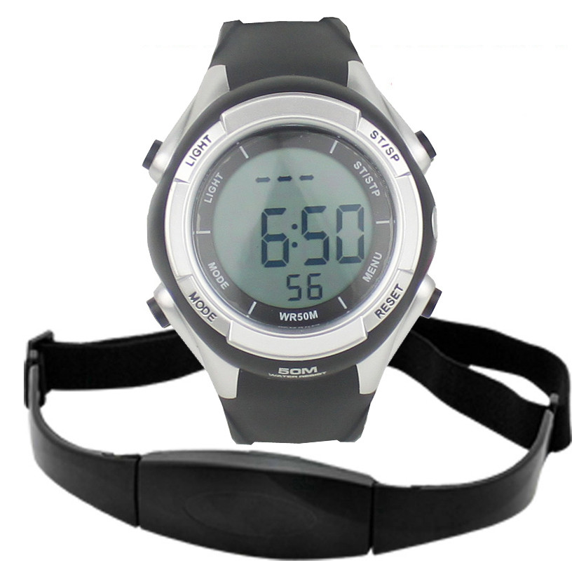 Polar Style Heart Rate Watch Cardio Fitness Digital 5.3KHz Sports Wristwatches Running Cycling Heart