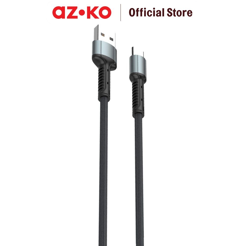 AZKO Sovox 1.2 mtr Kabel Charger Usb Type A To C 5A - Hitam Charging Cable Kabel Casan Kabel Pengisi