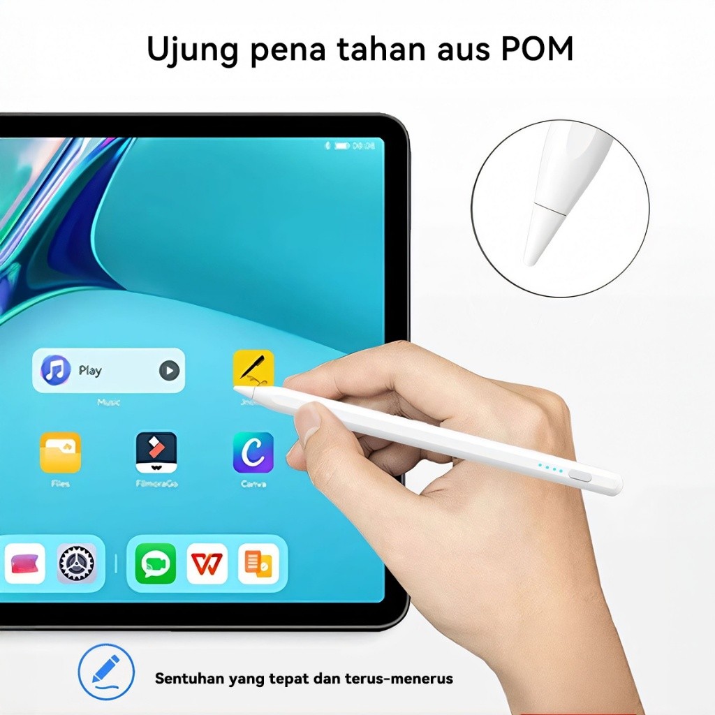 FER JQVITEK Stylus Pen Universal PC05 Tablet Bluetooth Android IOS Smooth Writing Compatible
