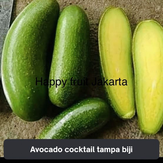 

Buah Alpukat tampa biji cocktail | alpukat seedless fres pack 250grm
