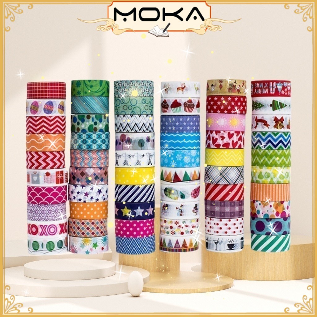 

MOKA SELOTIP MOTIF / WASHI TAPE DEKORASI / ISOLASI MOTIF LUCU IMUT MKA24