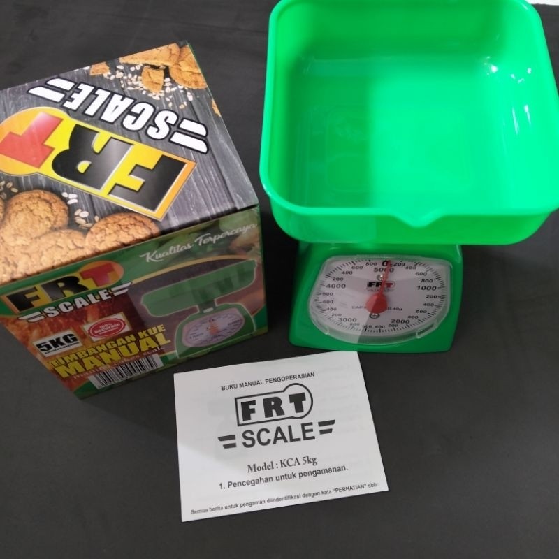 READY STOCK TIMBANGAN KUE PVC 3Kg & 5Kg FRT & 5kg DIGITAL