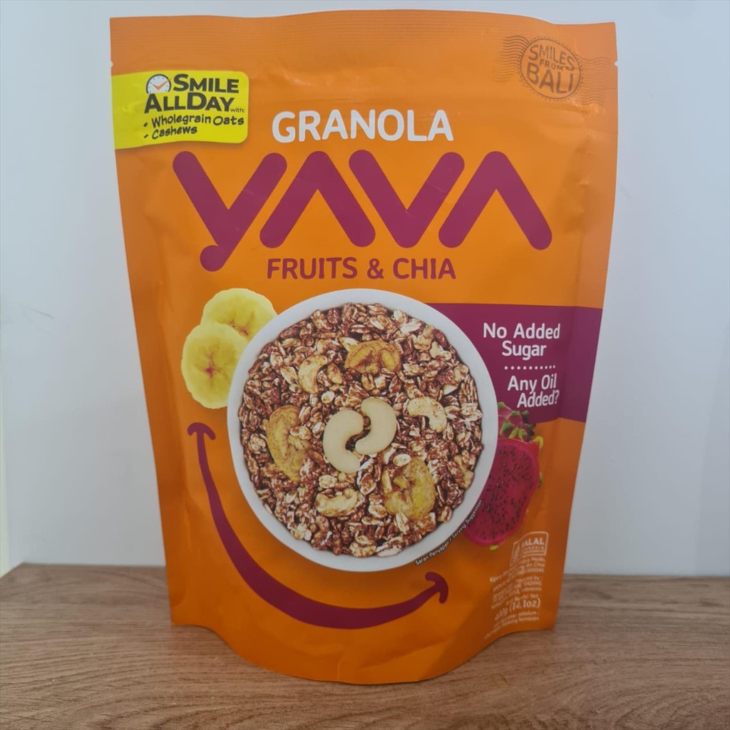 

Yava - Granola Fruits & Chia 400g ( Tanpa Tambahan Gula )