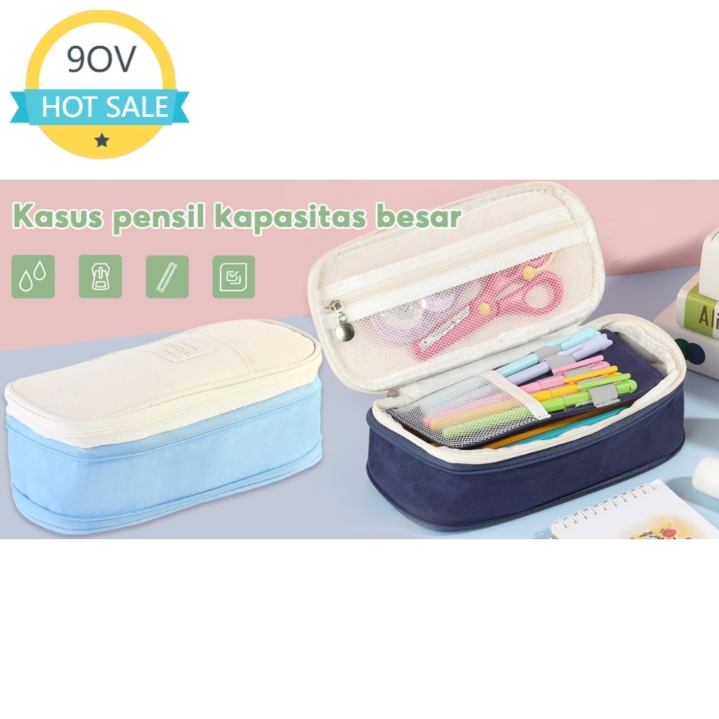 

COD Produk anak Tas Pena Berkapasitas Besar Tempat Pena Perlengkapan Penyimpanan Alat Tulis Tas Pena Anak-Anak Tempat Pena Kanvas Tahan Lama