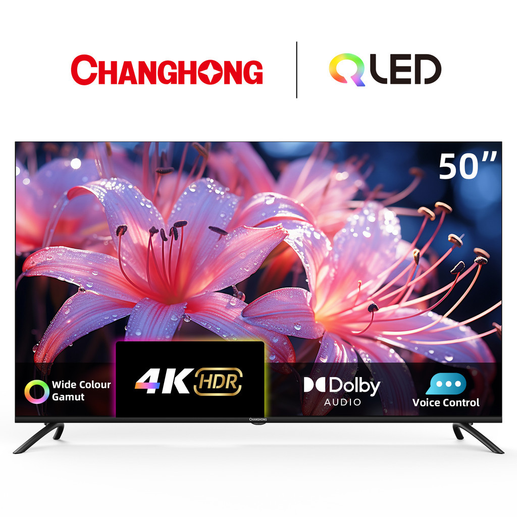 LED TV CHANGHONG 50 INCH UHD GOOGLE TV - U50QCN1 QLED