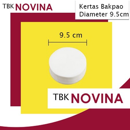 

[ECER] Bakpau Paper Dia. 9.5 cm (White) - Kertas Alas Bakpau