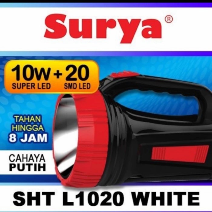 Surya Senter Emergency SHTL1020 / Senter Cas / Lampu Emergency