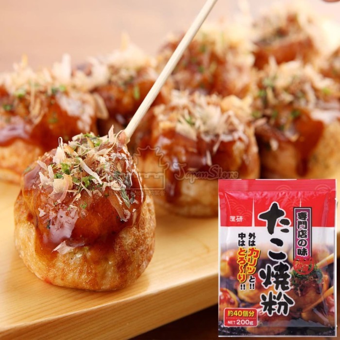 

Riken Nosan Tepung Takoyaki [Takoyaki Kona] [PREMIKS INSTANT] 200g