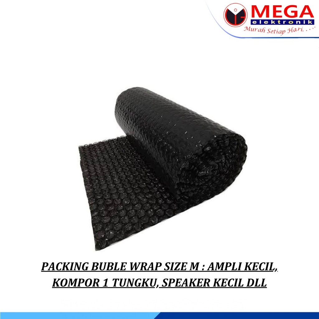 

PACKING BUBLE WRAP SIZE M : AMPLI KECIL, KOMPOR 1 TUNGKU, SPEAKER KECIL DLL
