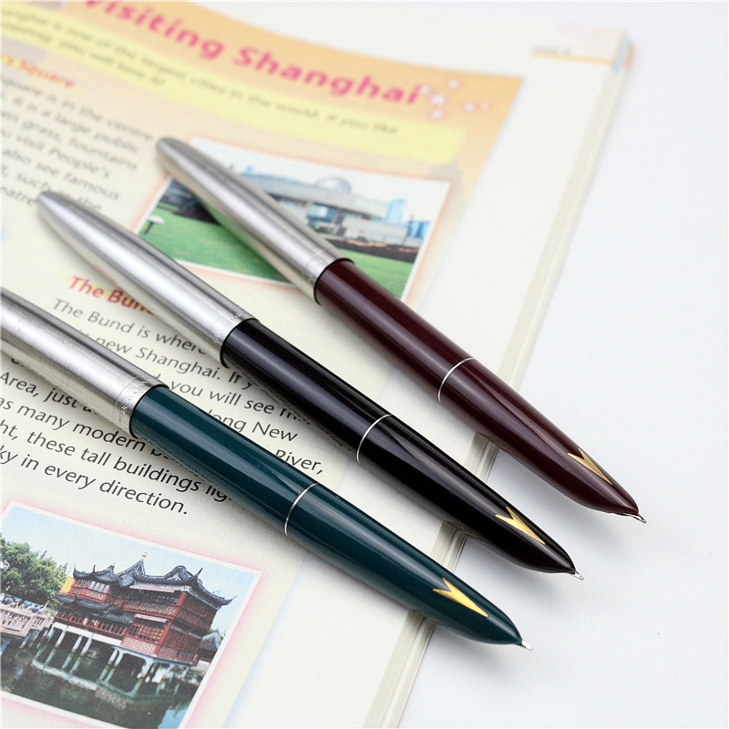 

Nostalgic style Hero pens gold arrow retro plastic fountain pen school student office writting stationery