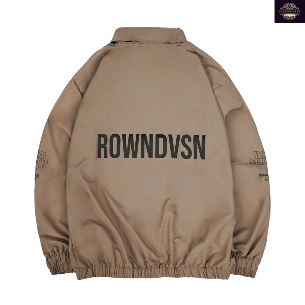 Rown Division Official Tracksuit Jacket - Rowndvsn Jaket Mortalia Cream