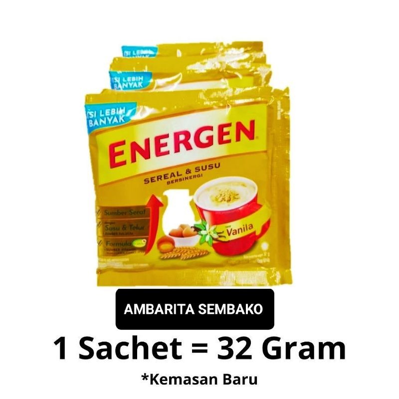 

RAINBOW TOSERBA : ENERGEN SEREAL DAN SUSU BERSINERGI VANILA 1 SACHET 32 GRAM