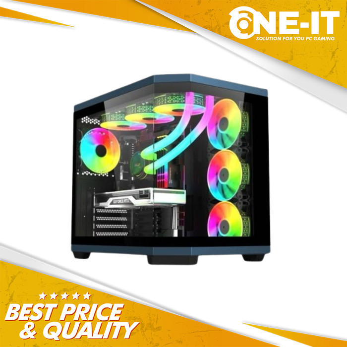 Case ACER V950B Black MATX ITX Casing Komputer PC