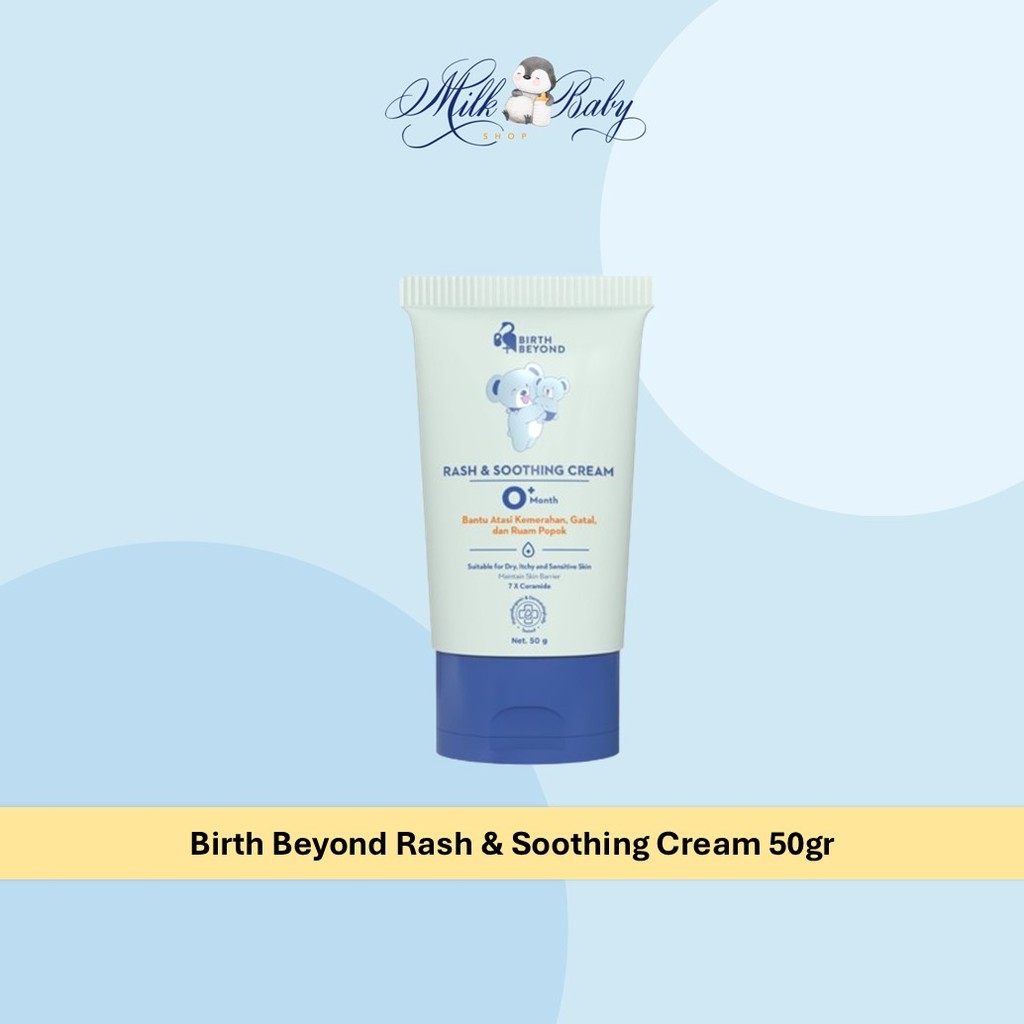 Birth Beyond Rash & Soothing Cream 50gr - Cream Anti Iritasi Dan Gatal Untuk Bayi