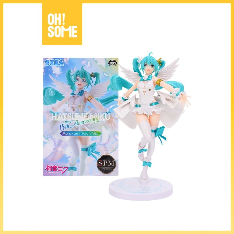 OHSOME  - SEGA Action Figure Hatsune Miku 15th Anniversary Bahan PVC Kuat
