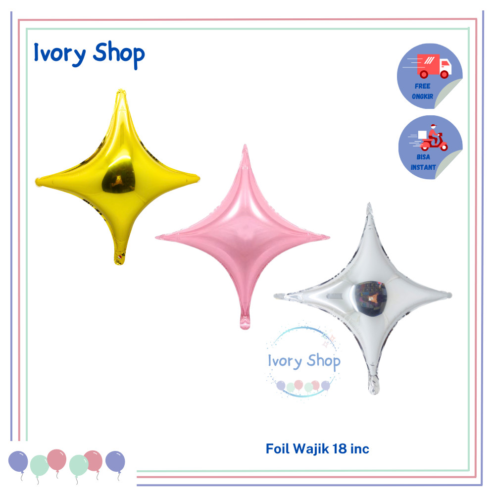 FOIL WAJIK 18 INCH (DR BALON SET)