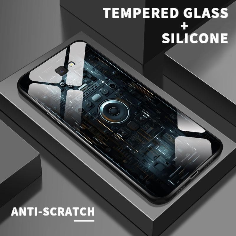 Hard Case For Samsung J7 Prime J4 Plus J6 Plus J7 2017 J7 Pro On7 2016 F02s F04 F12 F22 HD Tempered 
