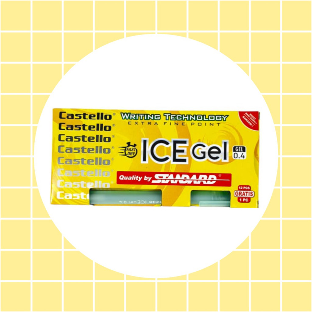 

Standard Pen - Ice Gel 0.4 (Pulpen, Pena, Ballpoint, Alat Tulis) Tipe