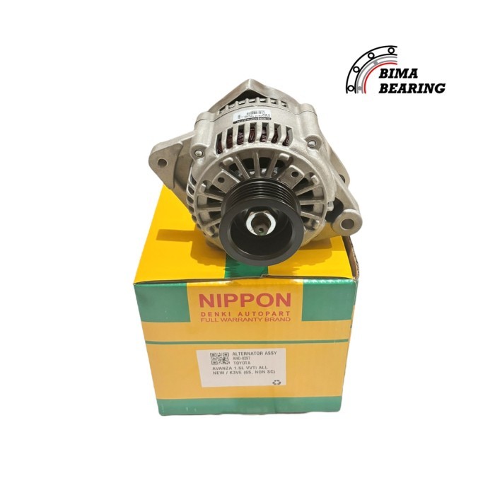 Alternator Vios Limo Yaris Bakpao 2007-2012 Nippon Dinamo Ampere Assy Amper Ori