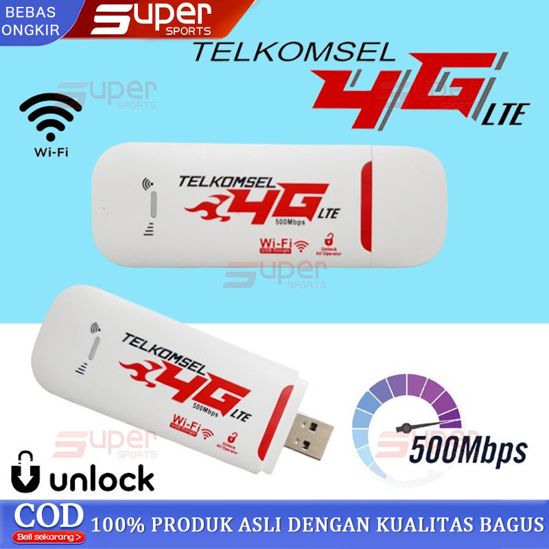 Modem WIFI USB 500Mbps 4g Portable Mobile WiFi Portable Semua Operator LTE Modem Kecepatan Tinggi un