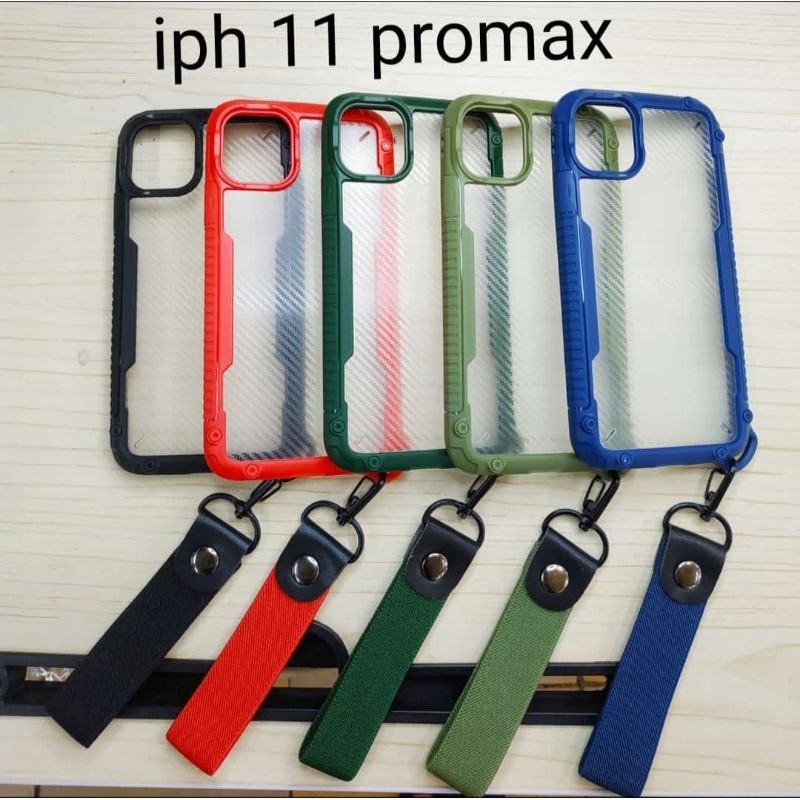 (Fast)  Case Fuze Sport Armor 
Military  Iphone 11 PROMAX + Tali Gantungan / Hard Case Military  11 