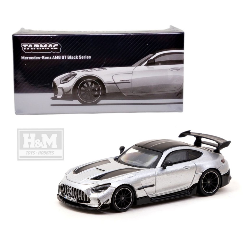 Tarmac 1/64 Mercedes-Benz AMG GT Black Series Silver Metallic