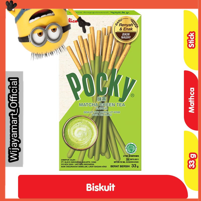 

Pocky Biskuit Stik Matcha 33 g