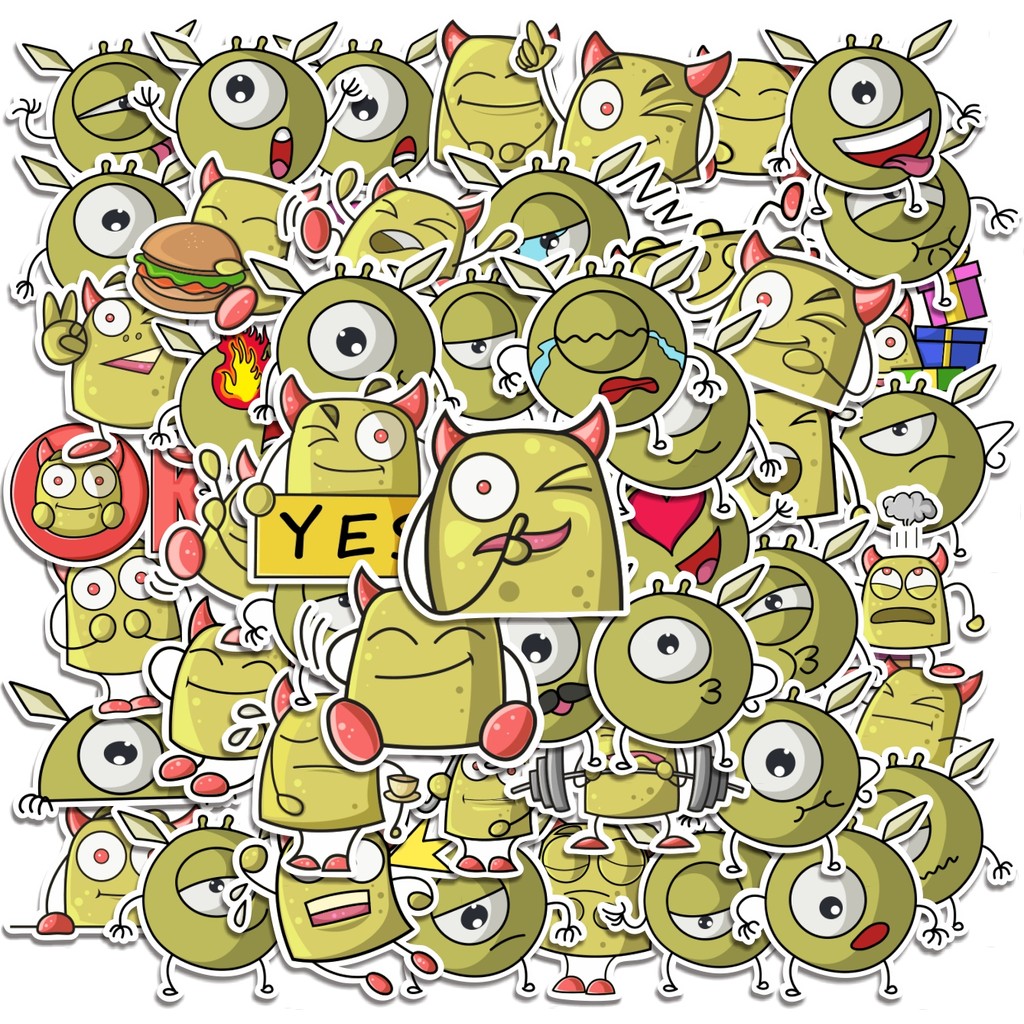 

COD 50 Pcs Stiker Buster DangerRoss Lucu Anti Air Untuk Dekorasi Notebook Sepeda Skateboard Handphone