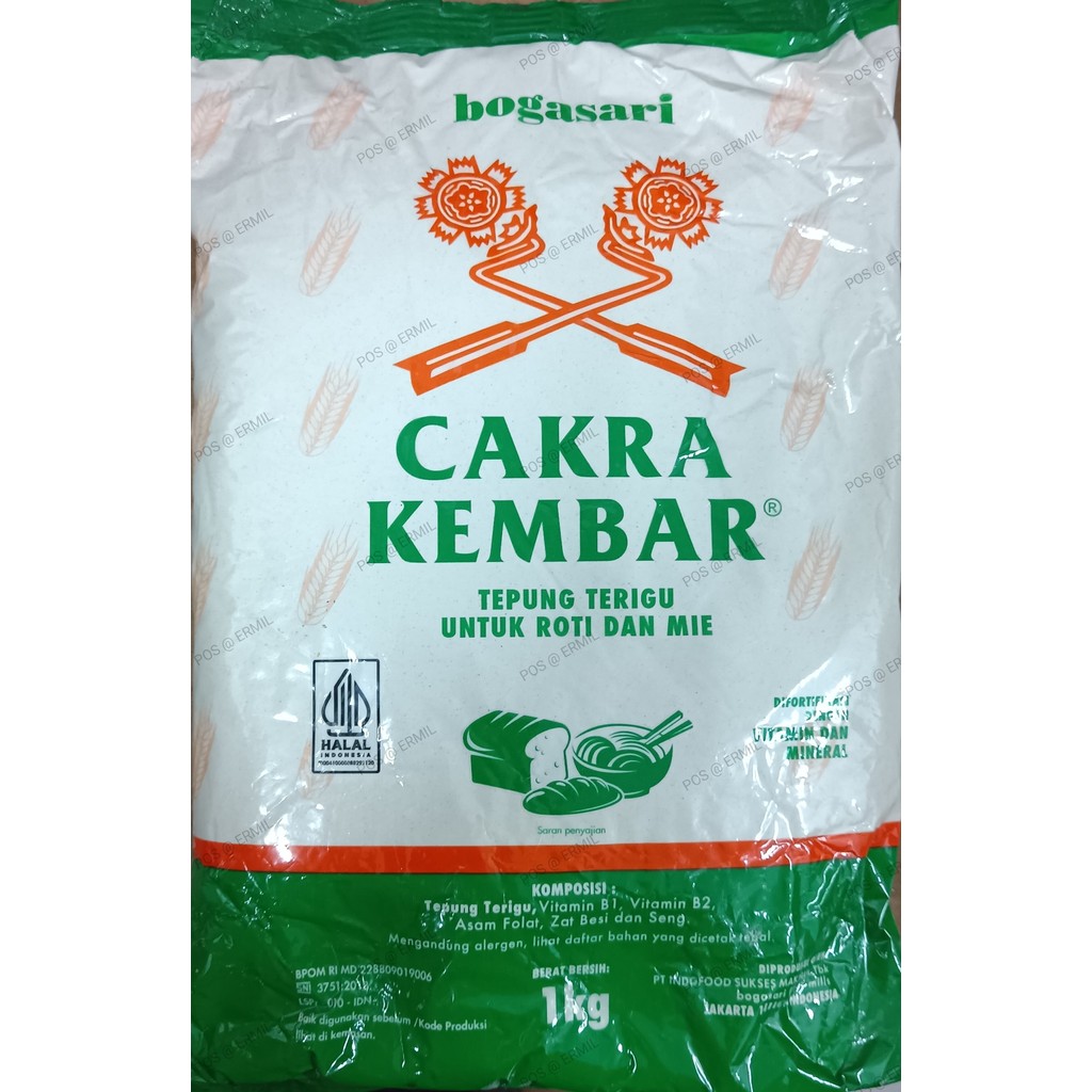 

Cakra Kembar Tepung Terigu Kemasan 1 Kg