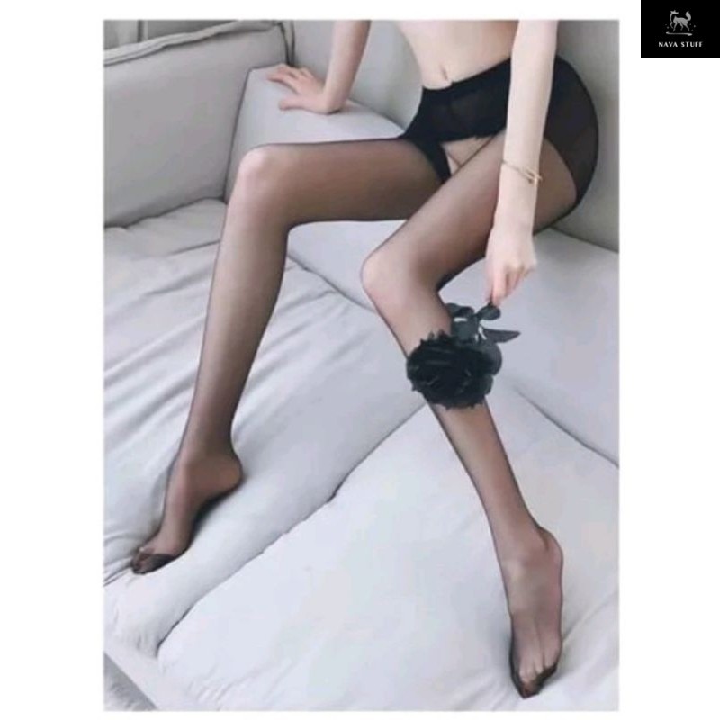 Stocking Sexy Stocking Celana Stocking Open Crotch