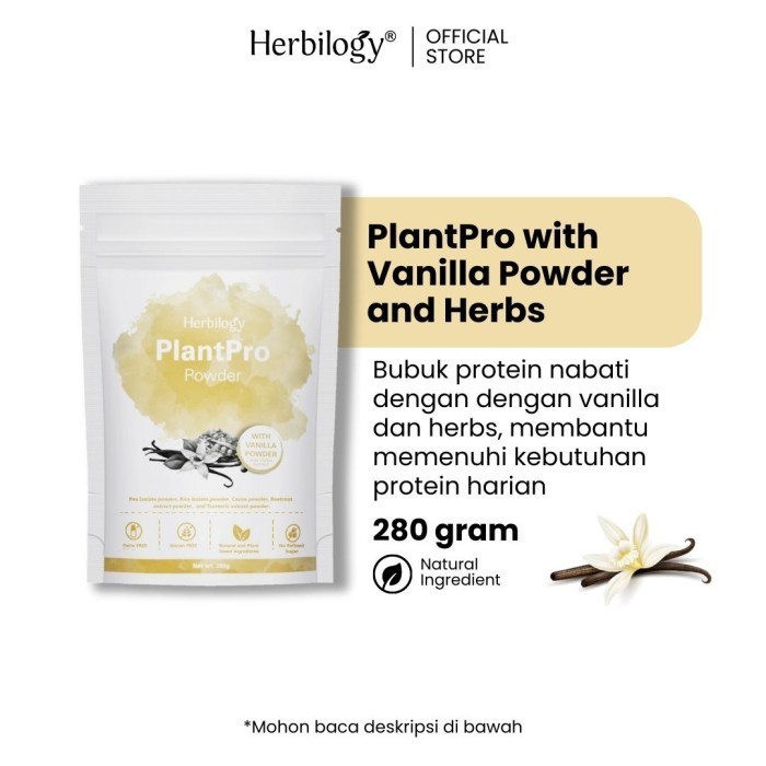 

Herbilogy PlantPro Powder–Vanilla 280g (Plant Protein)