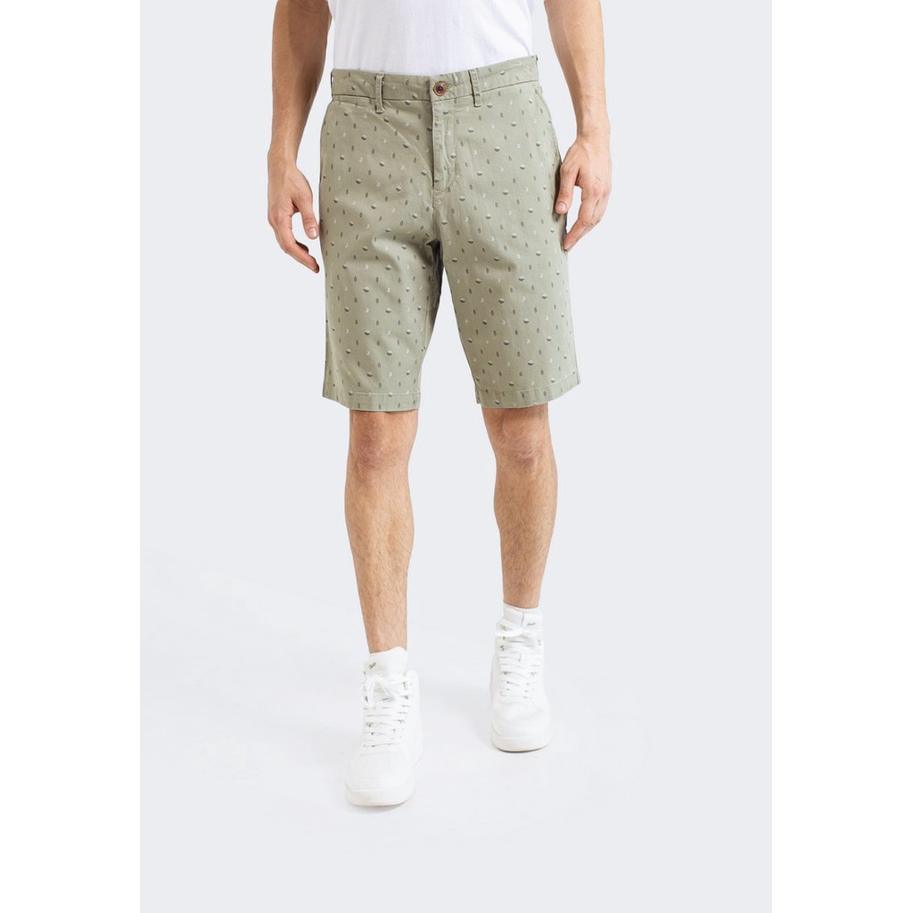 3Second Short Chino Pants Printed Relaxed Cotton 021222