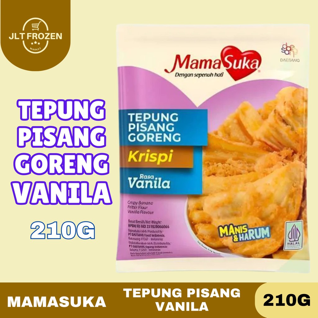 

Mamasuka Tepung Pisang Goreng Vanila 210g / Tepung Pisang Goreng / Tepung Pisang Vanila 210g
