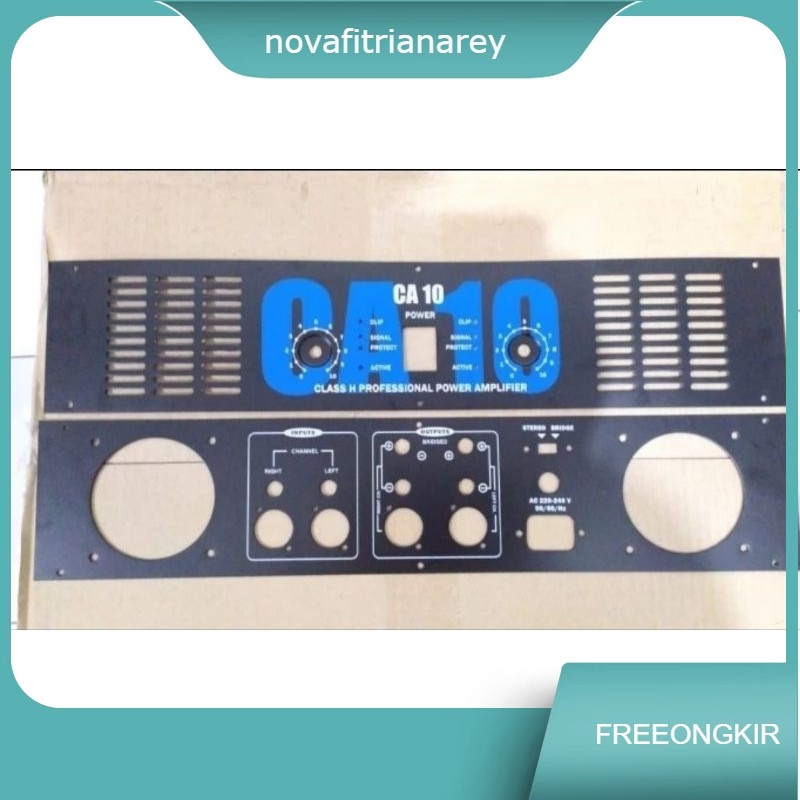 plat panel ca 10 ca10 power amplifier bahan Tebal