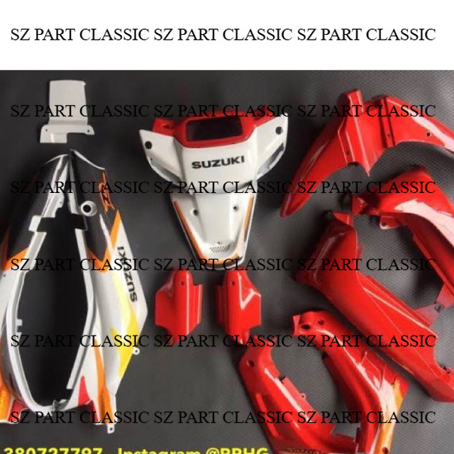 fullset satria lumba satria R satria kotak satria lumba merah putih presisi dan pnp